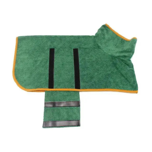 Pet Bathrobe Towel Quick Dry Moisture Absorbent Coat