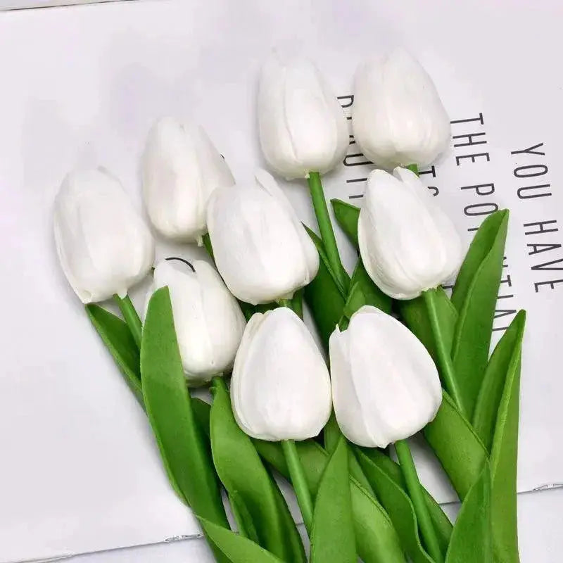 Artificial Tulip Bouquet Lifelike Flowers For Home Décor