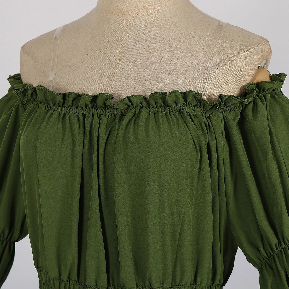 Off Shoulder Renaissance Ruffle Dress