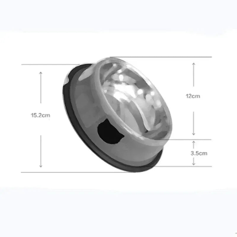 Stainless Steel Cat Feeding Bowl Durable Non Slip Pet Bowl