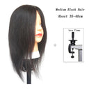 Professional Human Hair Mannequin Head for Styling Practice