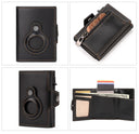 Anti-scan Magnet Credit Card Holder Wallet Genuine Leather