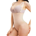 High Waist Seamless Body Shaper Briefs Firm Control Thong
