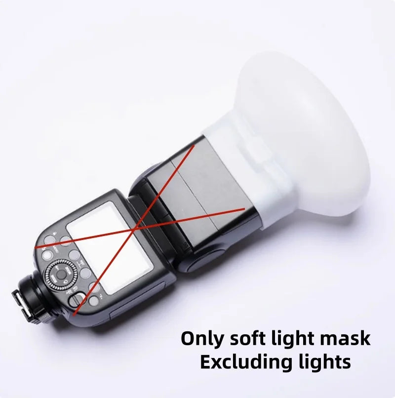 Silicone Soft Camera Flash Diffuser