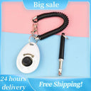 Dog Training Clicker & Whistle Combo Convenient Obedience Tool