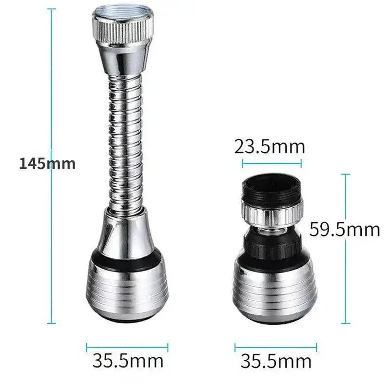 360 Degree Faucet Extension Tube Water Saving Nozzle Filter