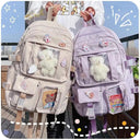 Nylon Backpack For Women Sweet Cute Classic Casual Bag