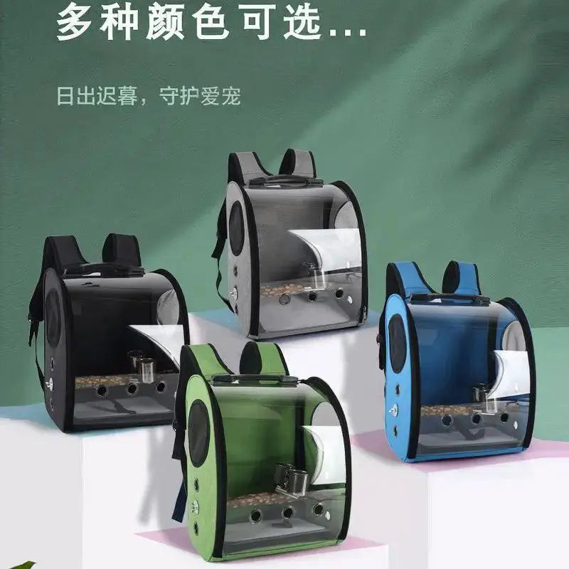 Parrot Adventure Backpack Stylish Outdoor Bird Carrier Bag
