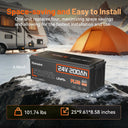 Deep Cycle 24V LiFePO4 Solar Battery