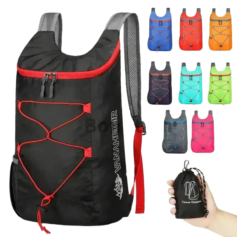Compact Daypack for Outdoor Enthusiasts — Black