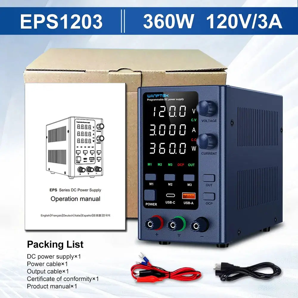 Wanptek DC Power Supply Lab PSU — product view 10