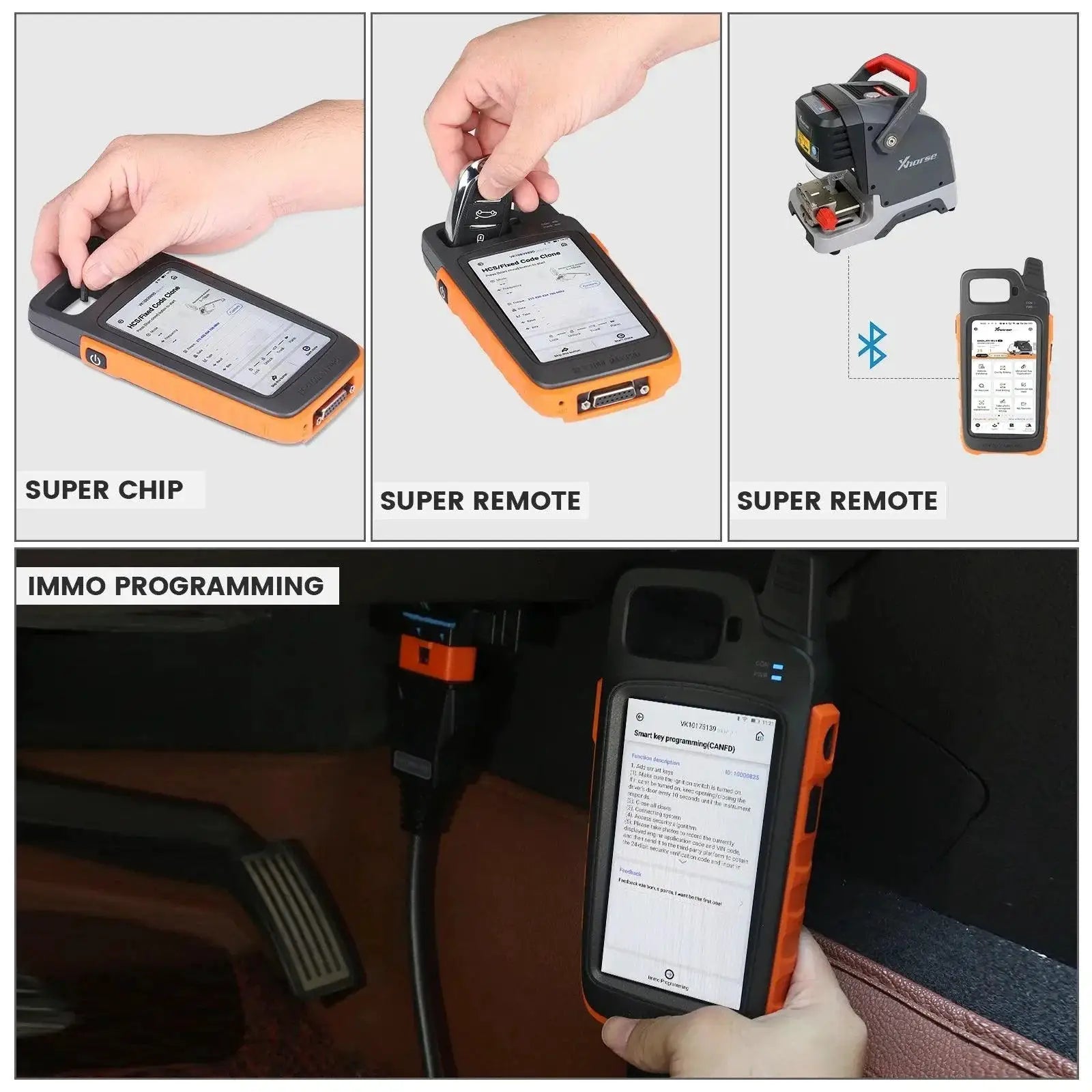 VVDI Key Tool Max Pro Programmer With Renew Cable Mini OBD