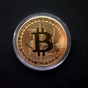 Gold Plated Bitcoin Collectible Coin