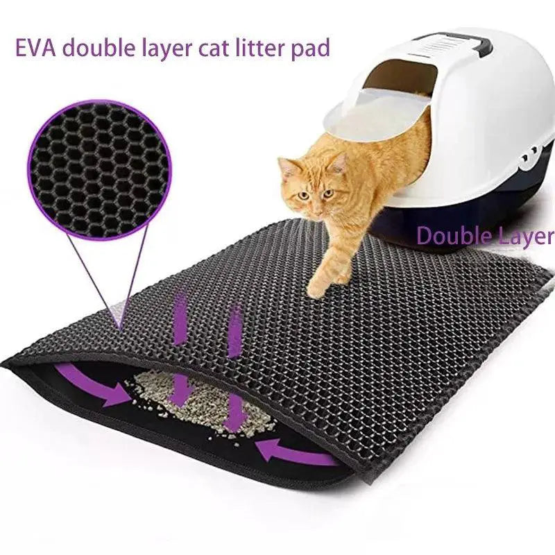 EVA Cat Litter Pad Waterproof Non Slip Washable Mat