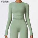 NCLAGEN Yoga Women Long Sleeve Top Dry Fit