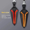 Attention Grabbing Sequential LED Motorcycle Turn Signals With Dual Flow Arrows