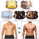 Men's Sauna Vest Waist Trainer for Slimming and Fat Burning