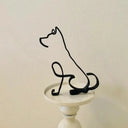 Durable Metal Dog Sculpture For Pets