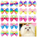 Pet Grooming Bows: Stylish Accessories for Small Pets 30pcs