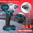 Cordless 1/2 Impact Wrench 520Nm Brushless Box