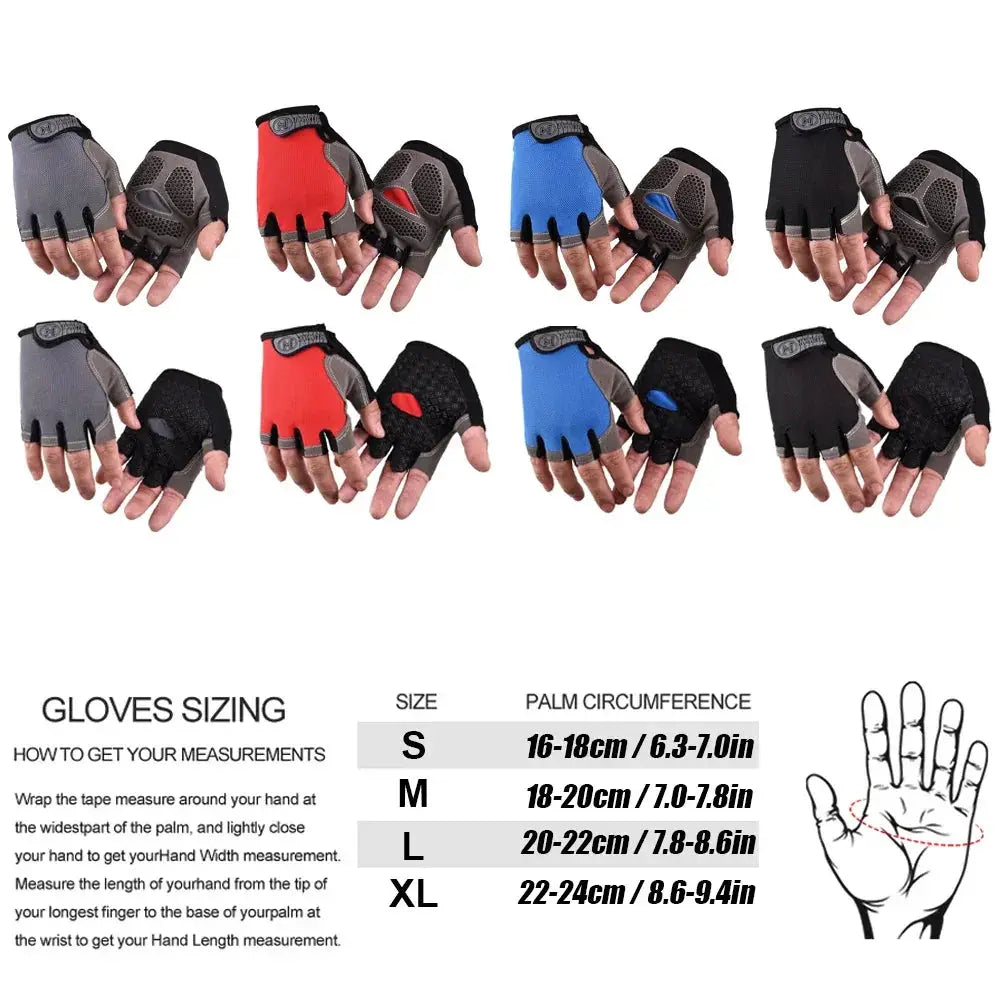 Cycling Gloves for Men and Women Anti Slip Gel Pad