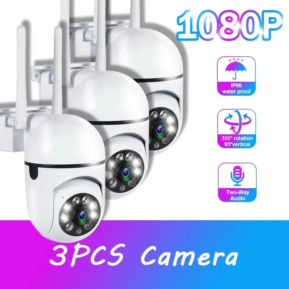 Outdoor Security Camera for Homes Edition AA — 1 White Camera 64G