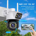 4K Outdoor Security Camera with AI Motion Tracking Night Vision