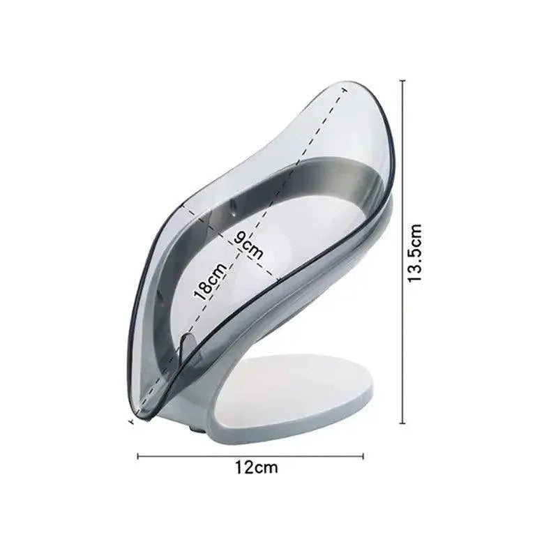 Leaf Design Soap Holder With Drainage Bathroom Accessory