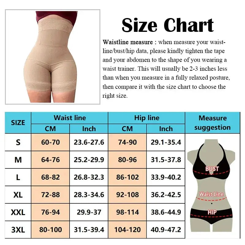 Seamless High Waist Shapewear Butt Lifting Panties