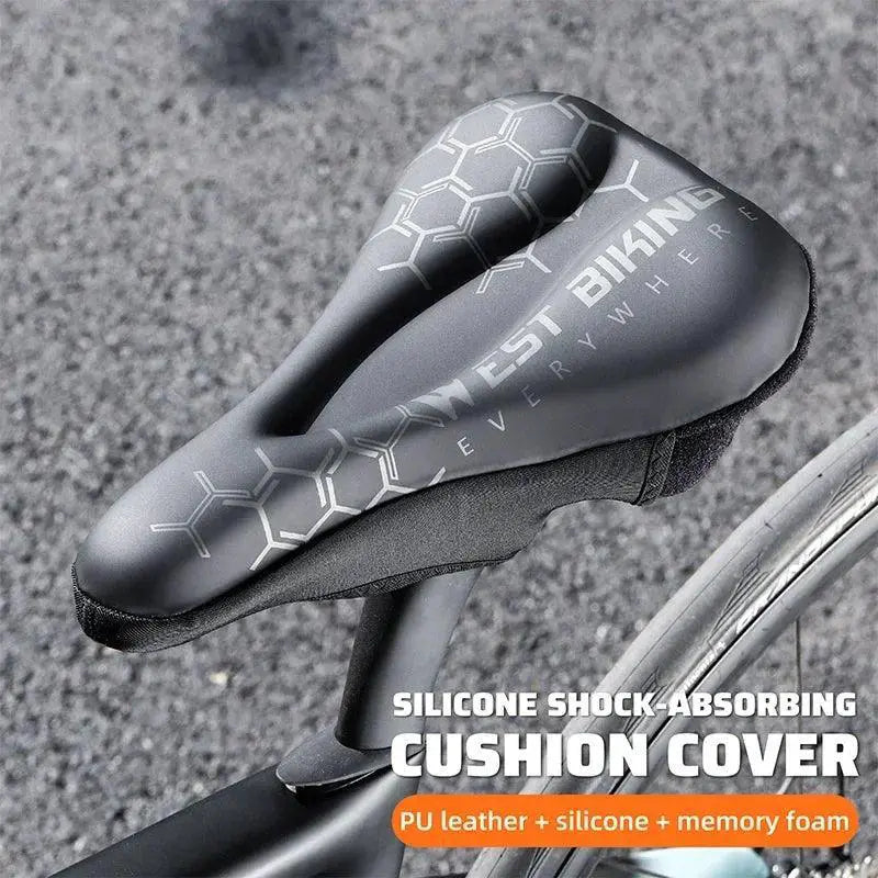 Gel Memory Foam Bike Seat Cover For Comfort And Waterproof