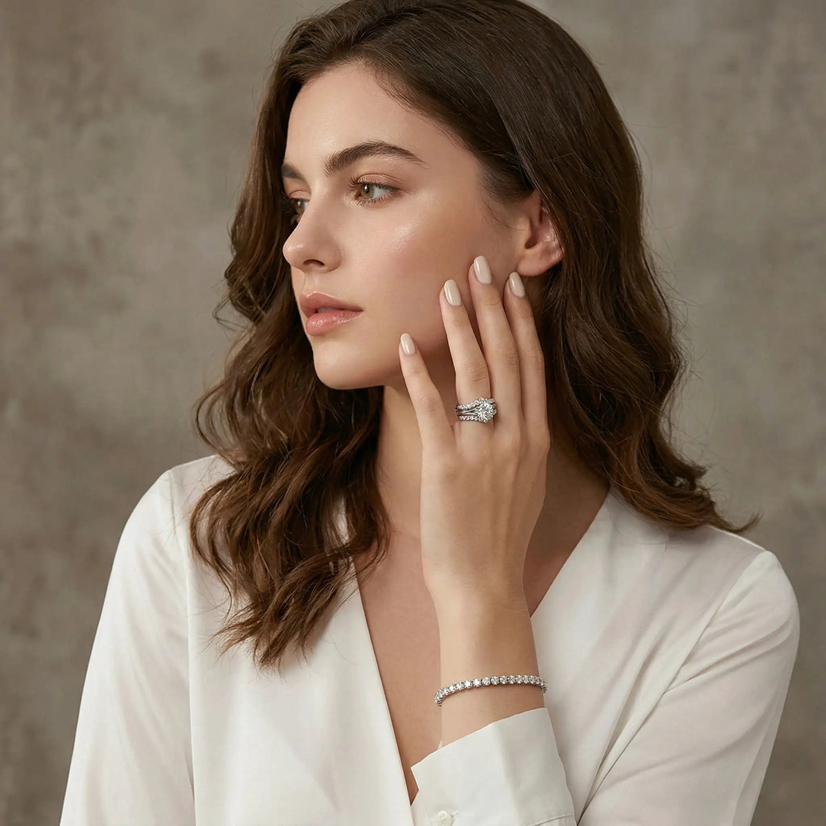 Luxury Moissanite Engagement Ring — product image 4