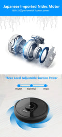 High End Model ABIR X8 Robot Vacuum UV Cleaner Tank