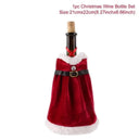 Wine Bottle Covers for Christmas Decor
