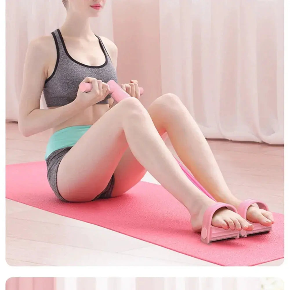 4 Tube Resistance Band Trainer for Women Arm Workouts