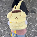 Cute Sanrio Plush Backpack for Kids Cinnamoroll Kuromi My Melody