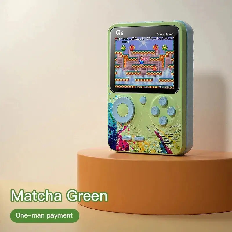 G5 MINI Retro Pocket Handheld Game Console Color LCD Screen 8‑Bit Portable Video Game Player TV Connection Nostalgic