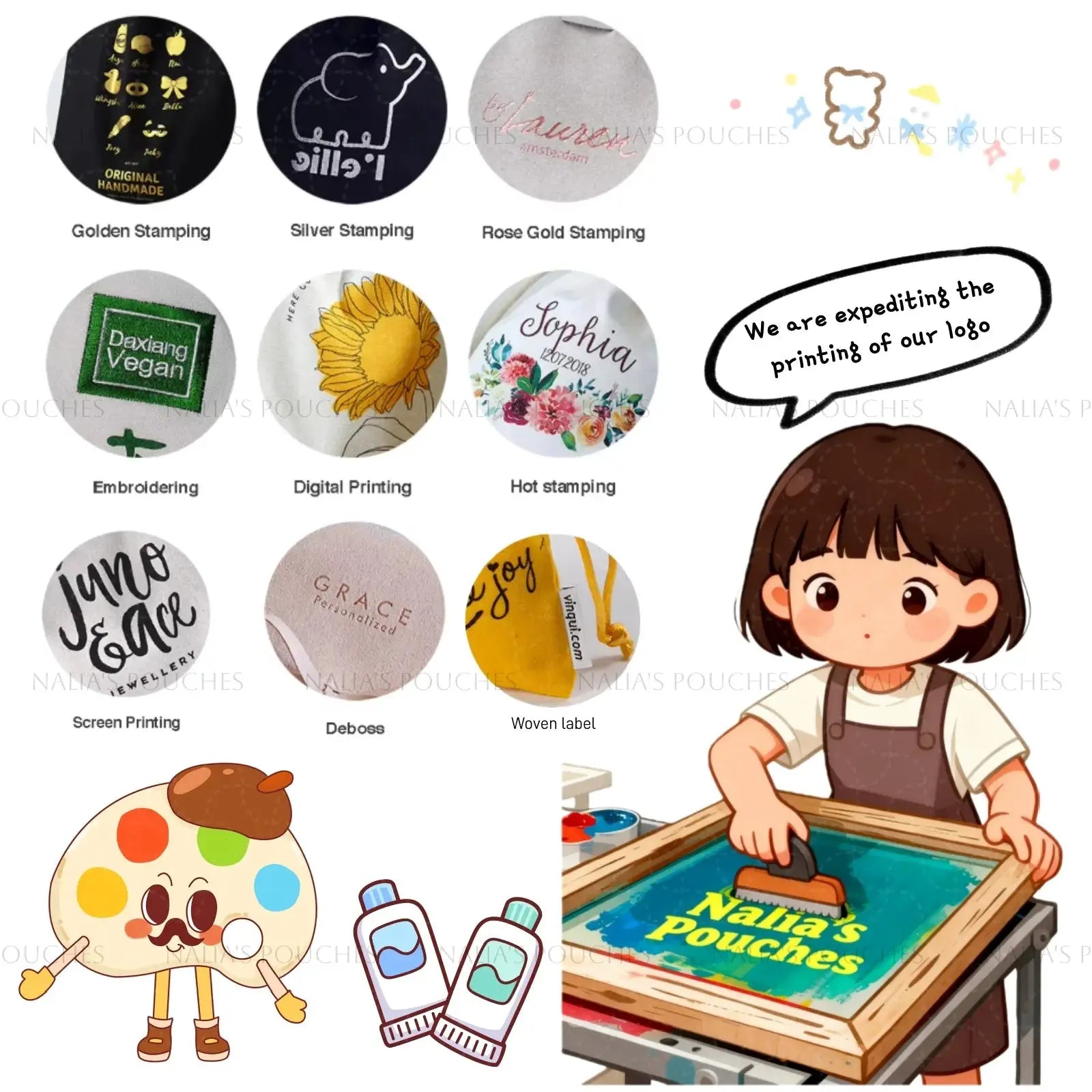 Customize your own gift bag jewelry bag
