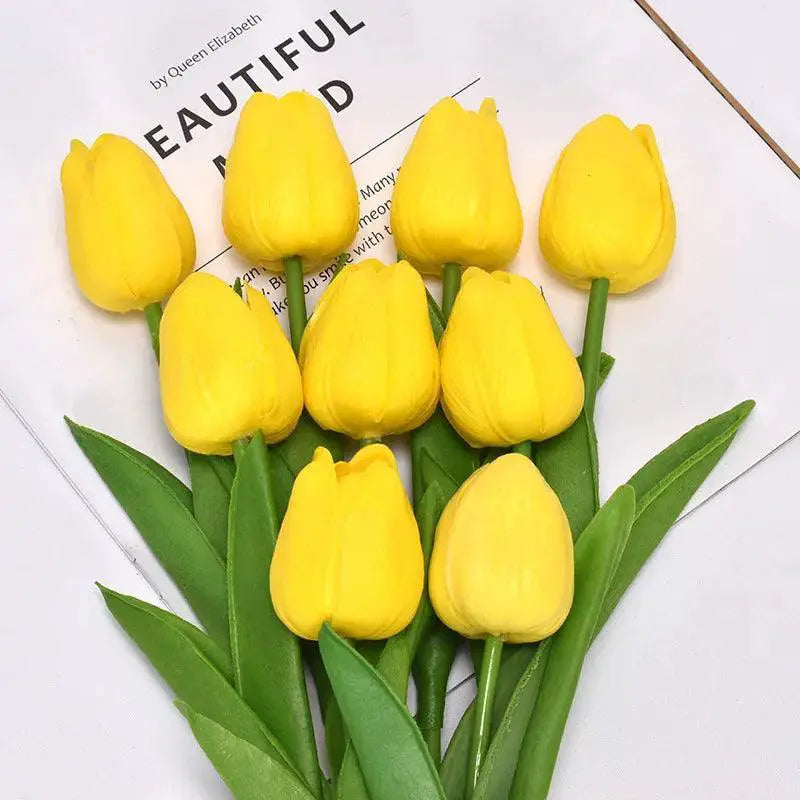 Artificial Tulip Bouquet Lifelike Flowers For Home Décor