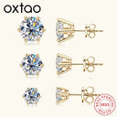 Premium Moissanite Wedding Stud Earrings