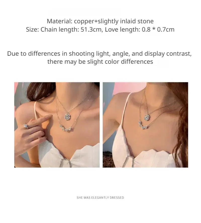 Small And Versatile Light Luxury No Fading Clover Necklace