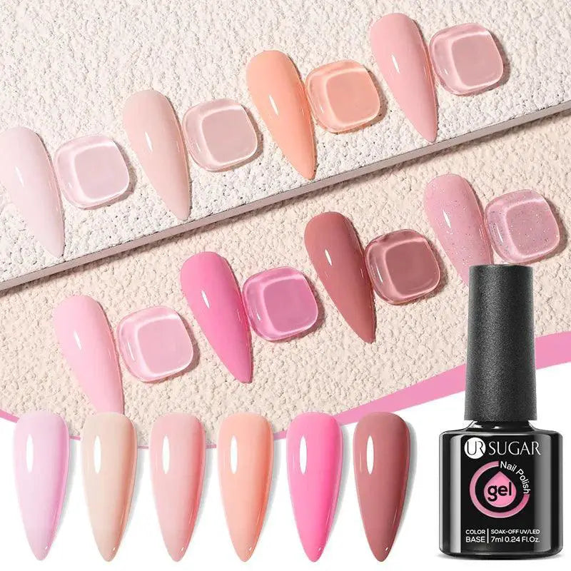 Jelly Pink Gel Nail Polish Captivating Long Lasting Color