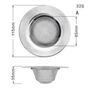 Stainless Steel Sink Mesh - No More Clogged Drains