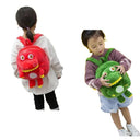 Soft Plush Dino School Backpack for Kids