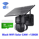SHIWOJIA 6MP Solar Camera 4G Sim Card Outdoor 12X Zoom