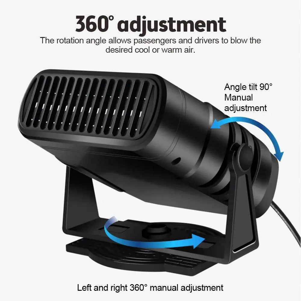 12/24V Car Heater Fan Auto Windshield Fast Heating Defrost - OurLum.com