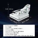 Manual Sublimation Heat Press Machine