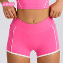 Sports Set Women Yoga Running Vest Shorts Bra High