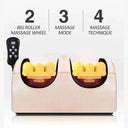 Electric Foot Massager Hot Compression Deep Kneading Roller Calf Muscle Helping Relieve Foot Pressure Care Body Massage Machines