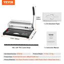 Manual Comb Binding Machine 21 Holes