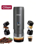 Premium Portable Coffee Set: Rechargeable Espresso Maker +